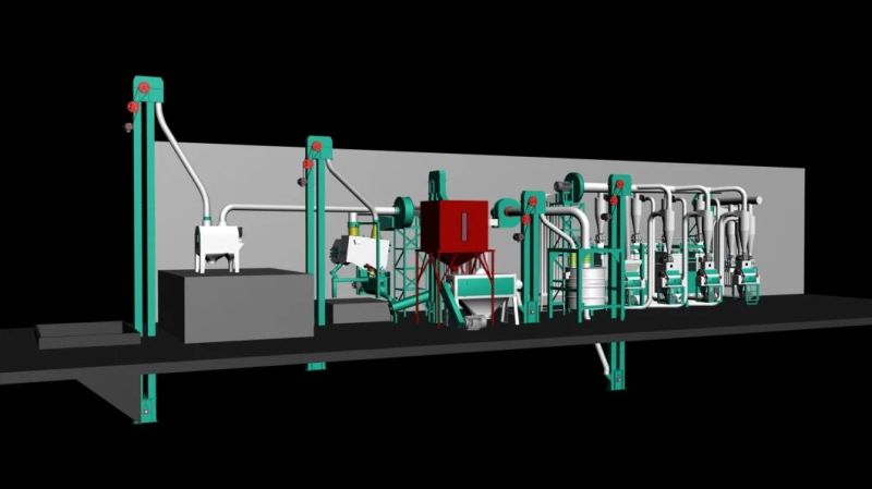 30tpd Maize Mill in South Africa for Maize Grits Samp Flour