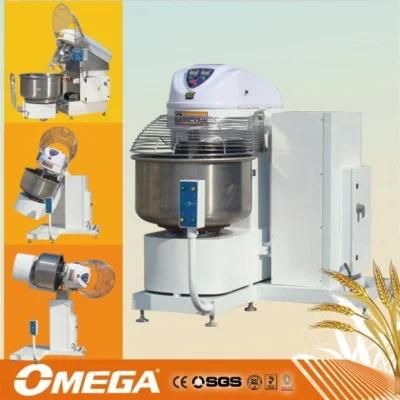 130kg Dough Timer 2 Speed Tilting Spiral Flour Dough Mixer