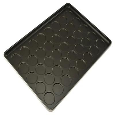 Rk Bakeware China-42445 Glazed Aluminized Steel 24 Mold 2.82 Oz. Clustered Hamburger Bun / ...