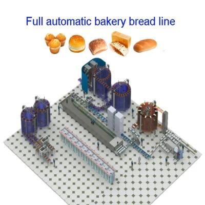 Factory Direct Supplier Functional High Efficient Automatic Bread Maker Machine Line