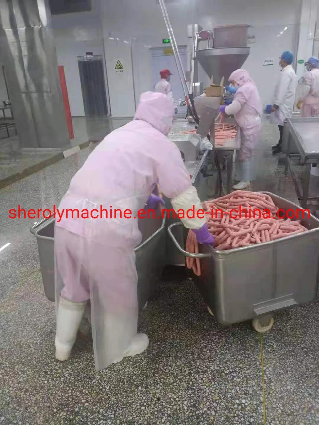 Vacuum Pneumatic Sausage Stuffer Filler with Lefter