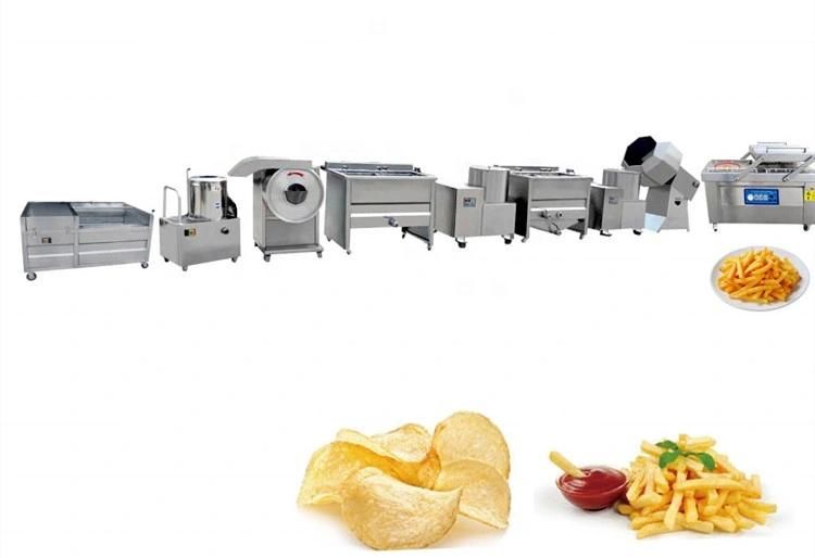 Fried Potato Chips Food Frying Machine