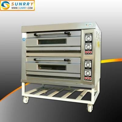 Electric Commercial Double Deck Conveyor Oven Pizza