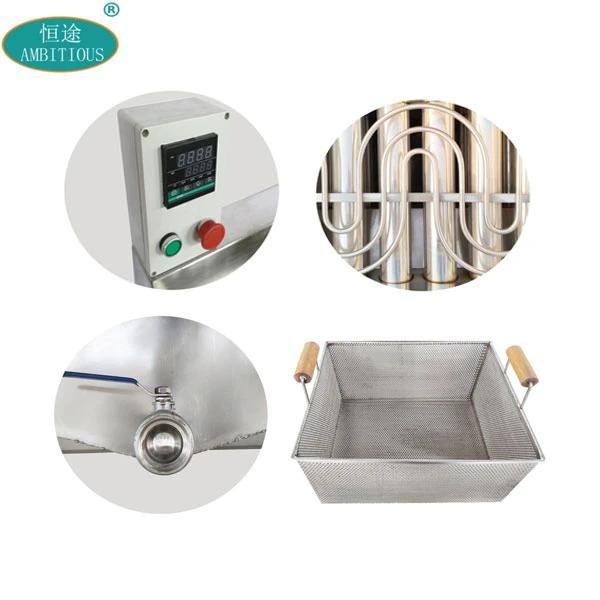 Industrial Oil Water Fryer Basket Frying Machine for Pork Rinds