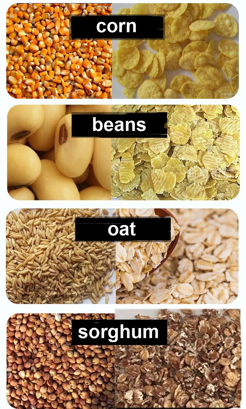 Oat Processing Machinery Barley Roller Flattening Machine