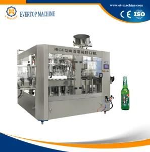 Glass Bottle Washing Filling Capping Machine for Soft Drink Beer