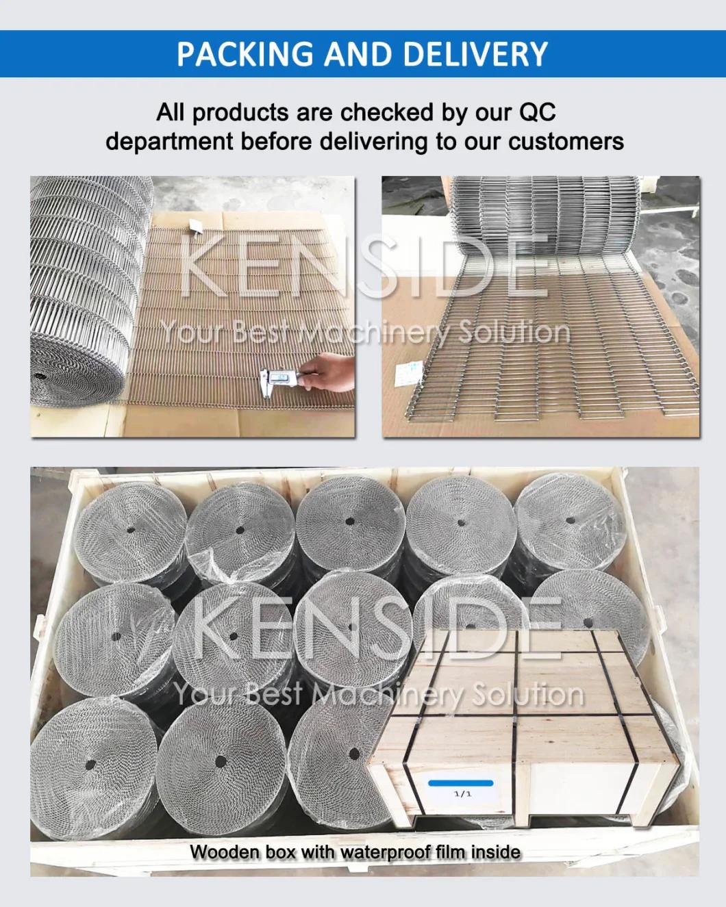 Manufacturer Stainless Steel Wire Belt for Sorting Waxing Fruits and Nuts