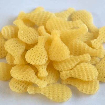Racket Shape 3D Fryums Pellet Double Screw Extrusion Making Machine