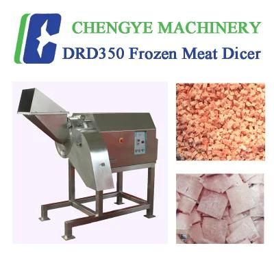 Drd350 Commercial Mutton Beef Block Dicing Cutter Frozen Poultry Meat Cube Cutting Machine