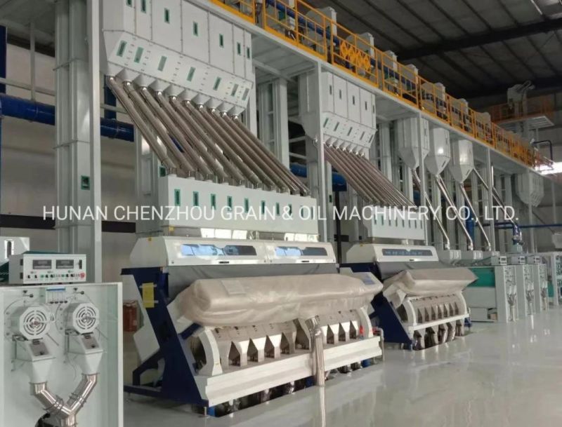 Clj Designed and Manufactured Complete Set of Auto Rice Milling Machine 100-600tpd Auto Rice Mill Plant