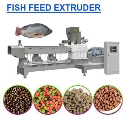Automatic Machinery Pet Animal Food Fish Feed Pellet Making Machine