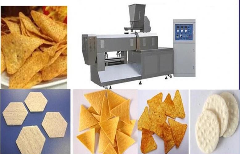 Fried Bugles Dortios Flour Snacks Production Machine
