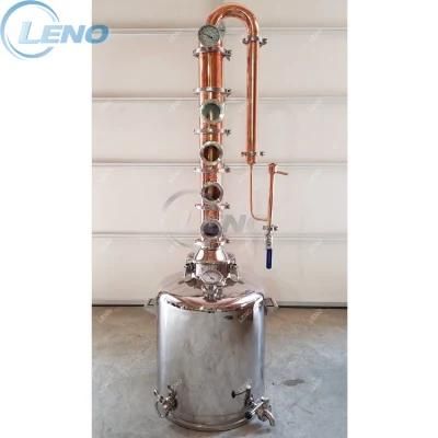 SS304 SS316L Stainless Steel Water Distiller for Brandy /Rum Making Ethanol