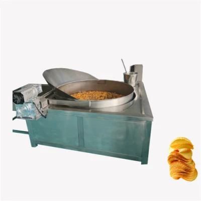 Automatic Batch Peanut Chicken Potato Chips Frying Machine Deep Fryer