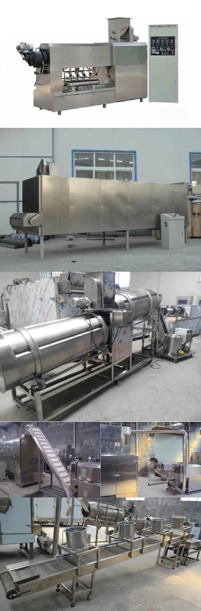 Doritos Corn Chips Snacks Extruder Puffy Food Making Machine