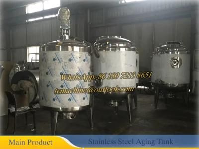 Steam Jacketed High Shear Mixing Tank 500L Mixing Tank with 3600rpm Mixing Speed