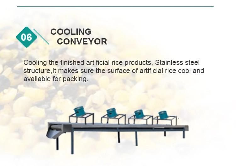 Golden Artificial Rice Making Machine Line