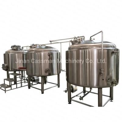 Cassman Fermenting Equipment 3 Vessels 1000L Microbrewery System with Ce Certificate