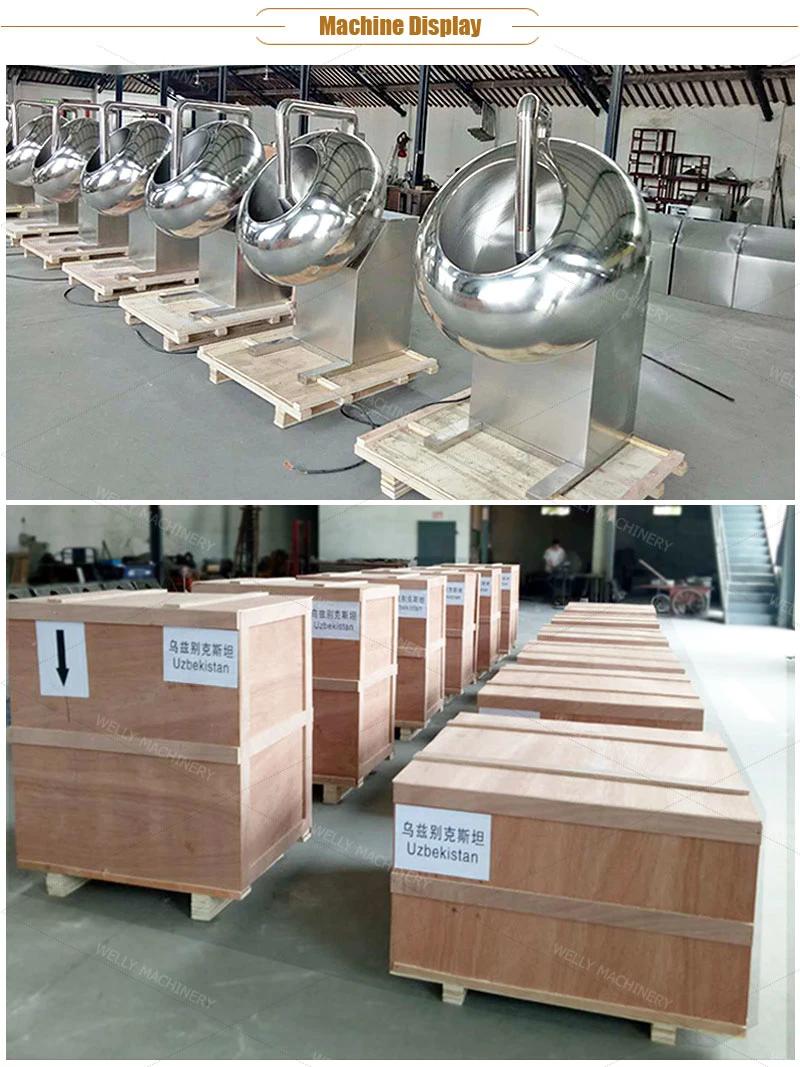 Easy to Operate Colored Coating Pan Powder Machine for Tablets and Pills Pharmaceutical
