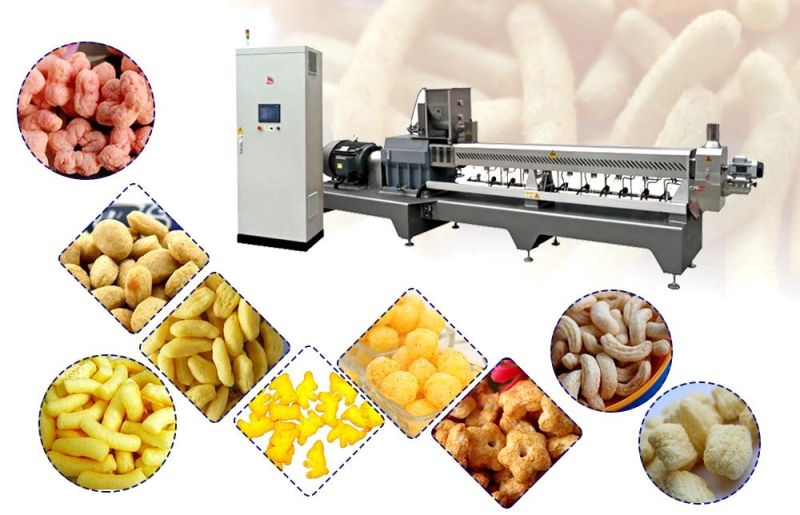 Nutritional and Healthy Corn-Filling Puffing Food Equipment Snack Food Making Machine