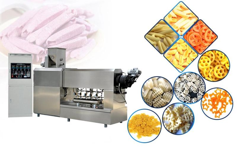 High Quality and Good Taste Fried Pellet Chips Snack Machine /Reliable Fried Bugles Machinery