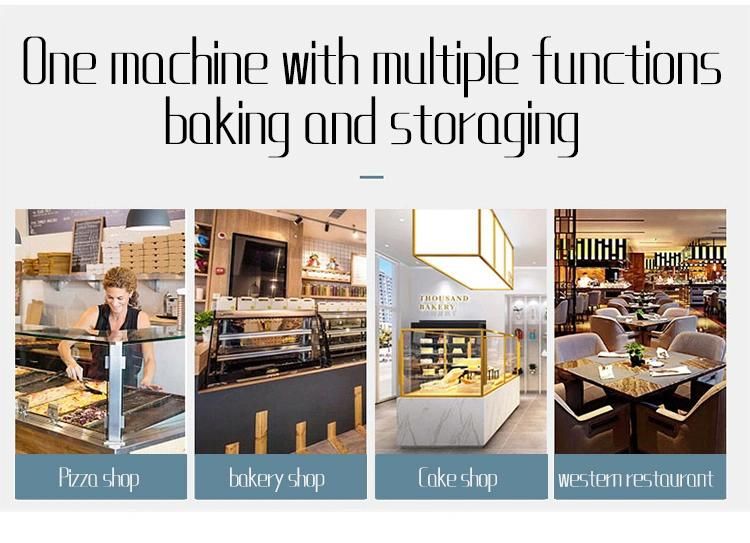 Commercial Touch screen Four Deck Eight Trays Bread Oven