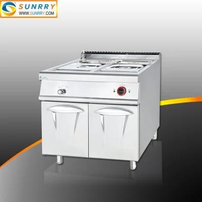 Restaurant Electric Bain Marie Food Warmer with Cabinet