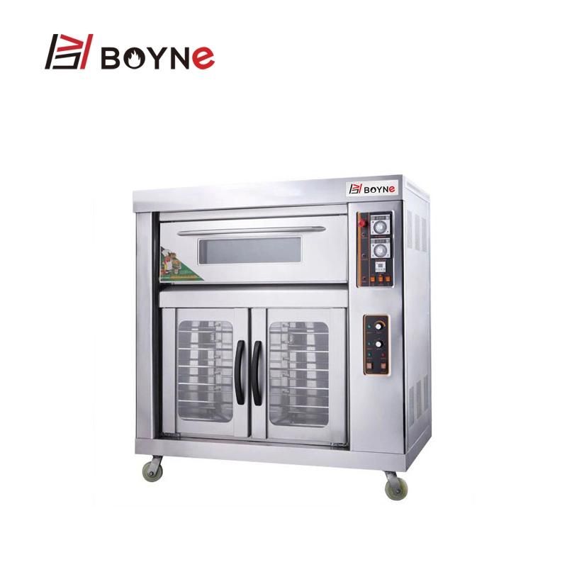 Bakery Kitchen Machine Gas Baking Oven with Proofer