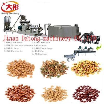 Automatic Twin Screw Dry Dog Feed Pellet Equipment