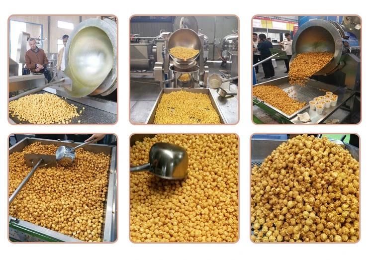 Commercial Industrial Mushroom Popcorn Machine for American Savory Popcorns