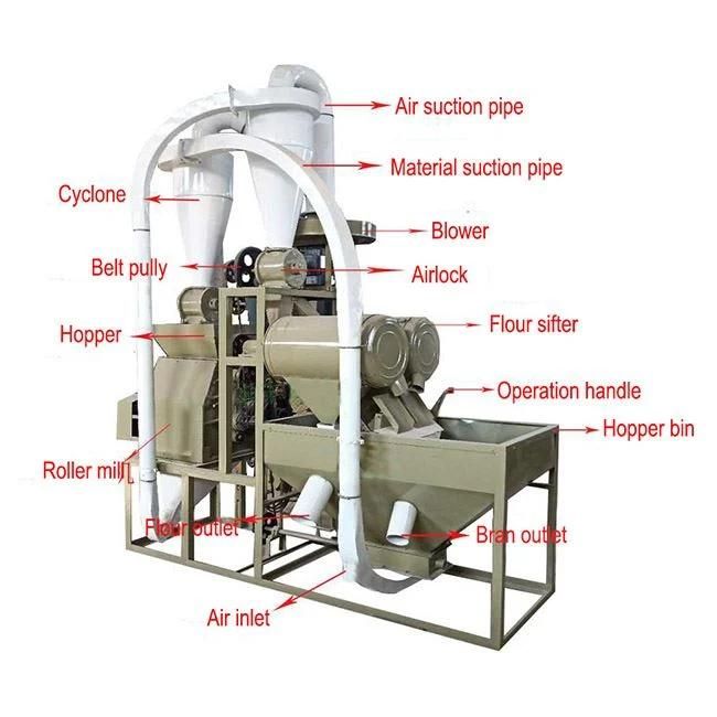 5t/D Flour Milling Plant Flour Milling Machine