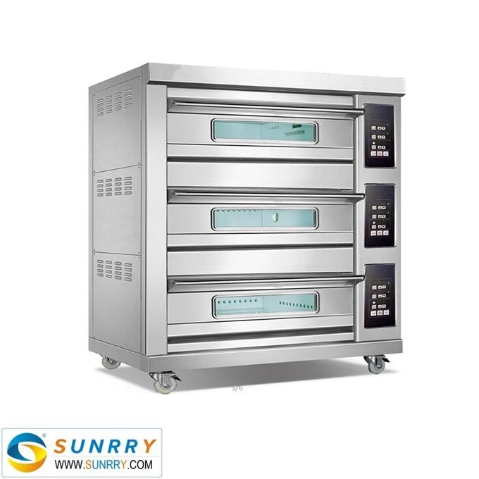 Sunrry Luxury Commercial Bread Oven Electric Bakery Oven Prices 1 2 3 Layer 2 4 9 12 Dish Deck Oven for Sale