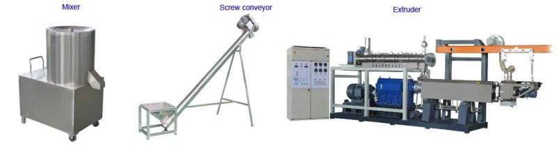 Saibainuo Automatic Dry Animal Pet Dog Cat Floating Sinking Fish Feed Pellet Production Snack Food Processing Making Extrusion Extruder Machine