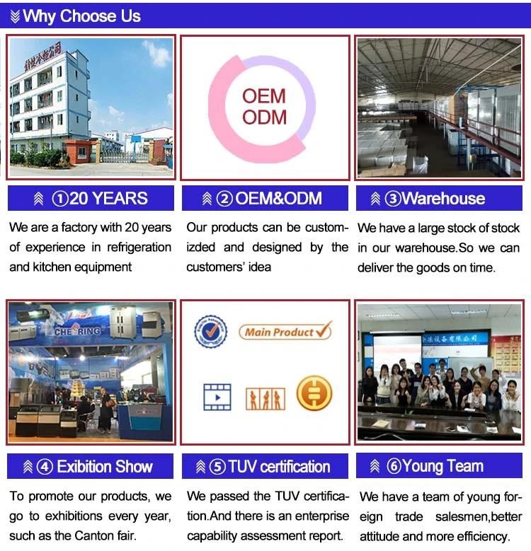 Junjian Frozen Food Fresh Meat Cases Refrigeration Equipment Supermarket Facilities Supermarket Fridge