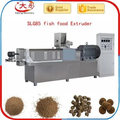 Double Screw Floating Fish Food Extruder Machine