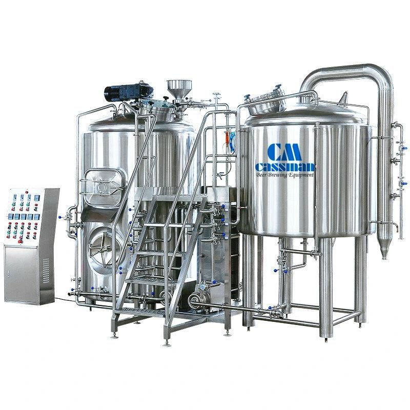 Turnkey Project Cassman SUS304 500L Brewing Beer Equipment for Bar