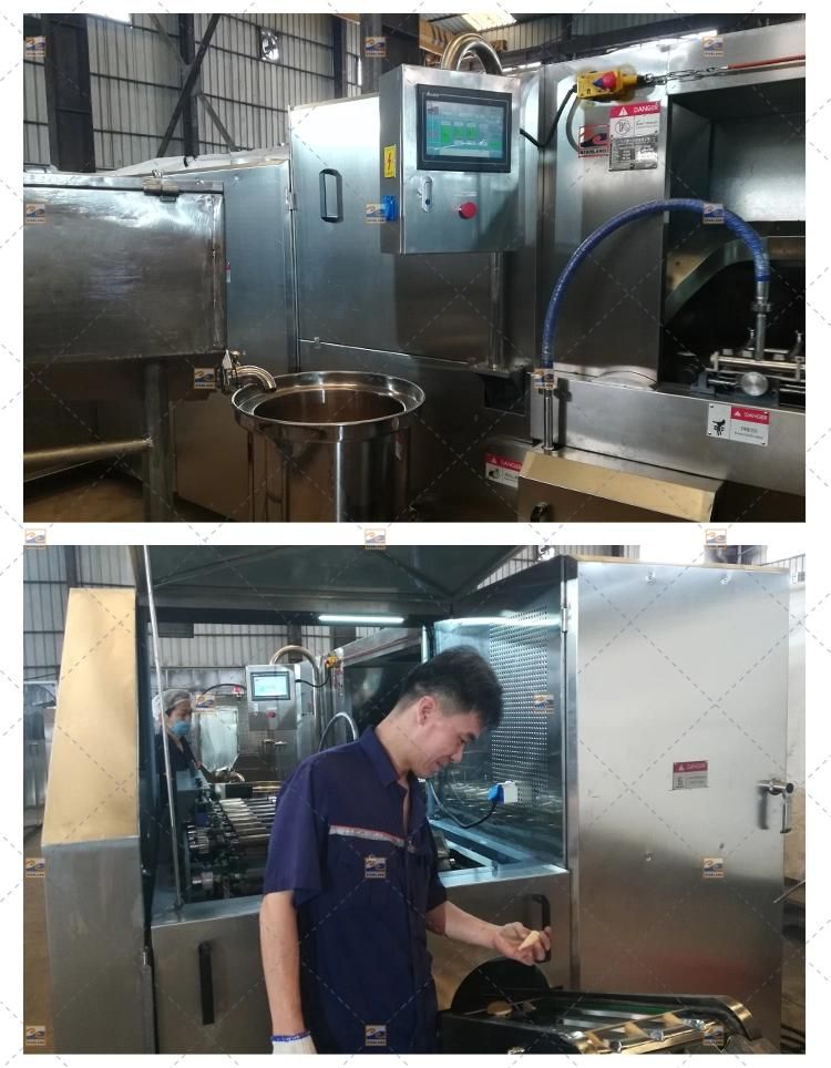 Reliable Fully Automatic of 55 Baking Plates 9m Long with After Sales Service Pressed Wafer Bowl Machine