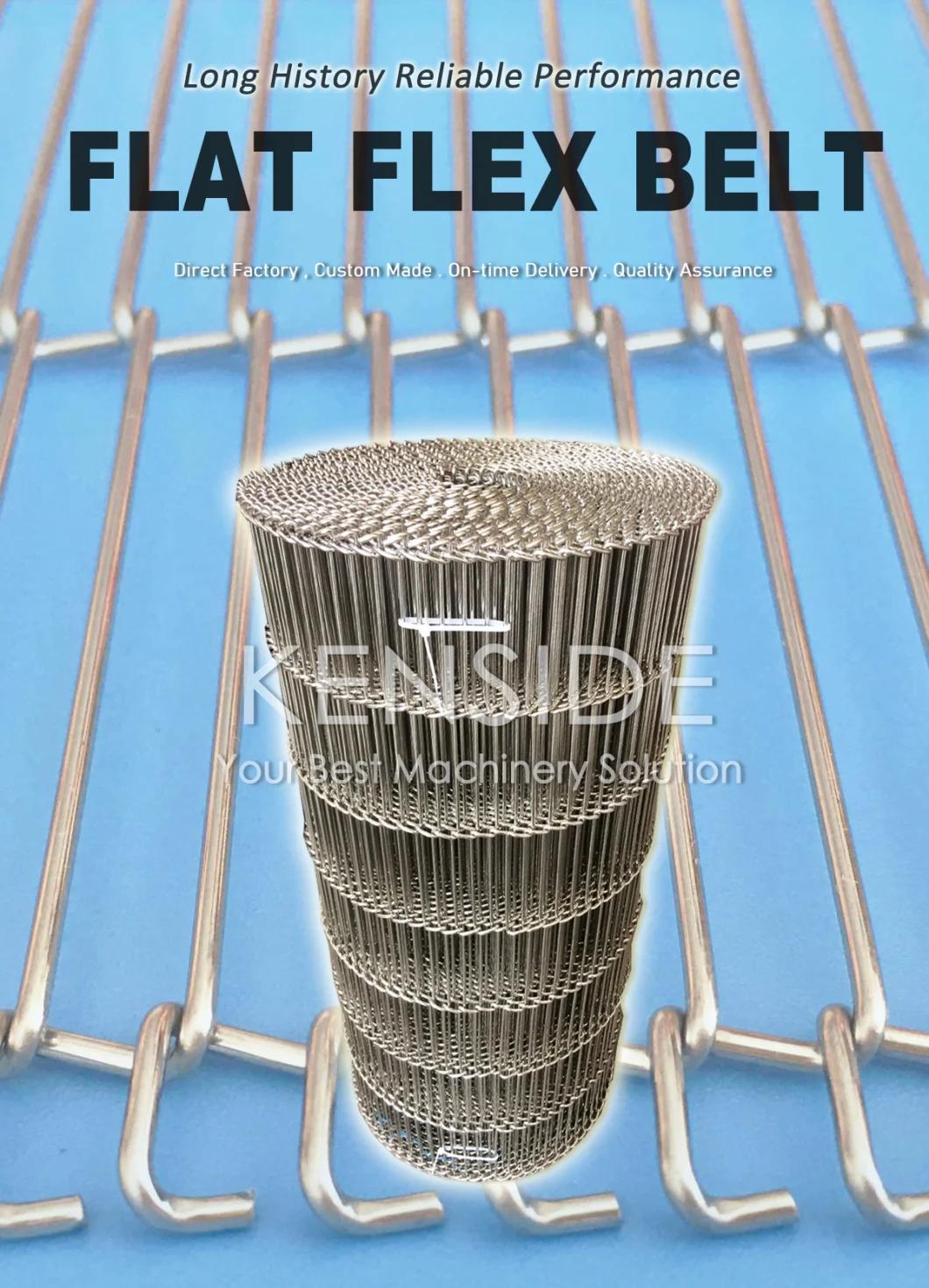 Manufacturer Stainless Steel Wire Belt for Sorting Waxing Fruits and Nuts