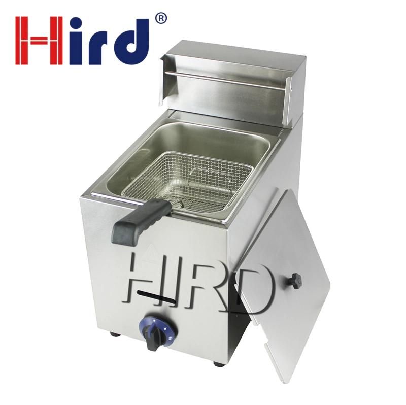 Gas Deep Fryer (Hgf-71) Single Tank CE Catering Equipment Food Machine