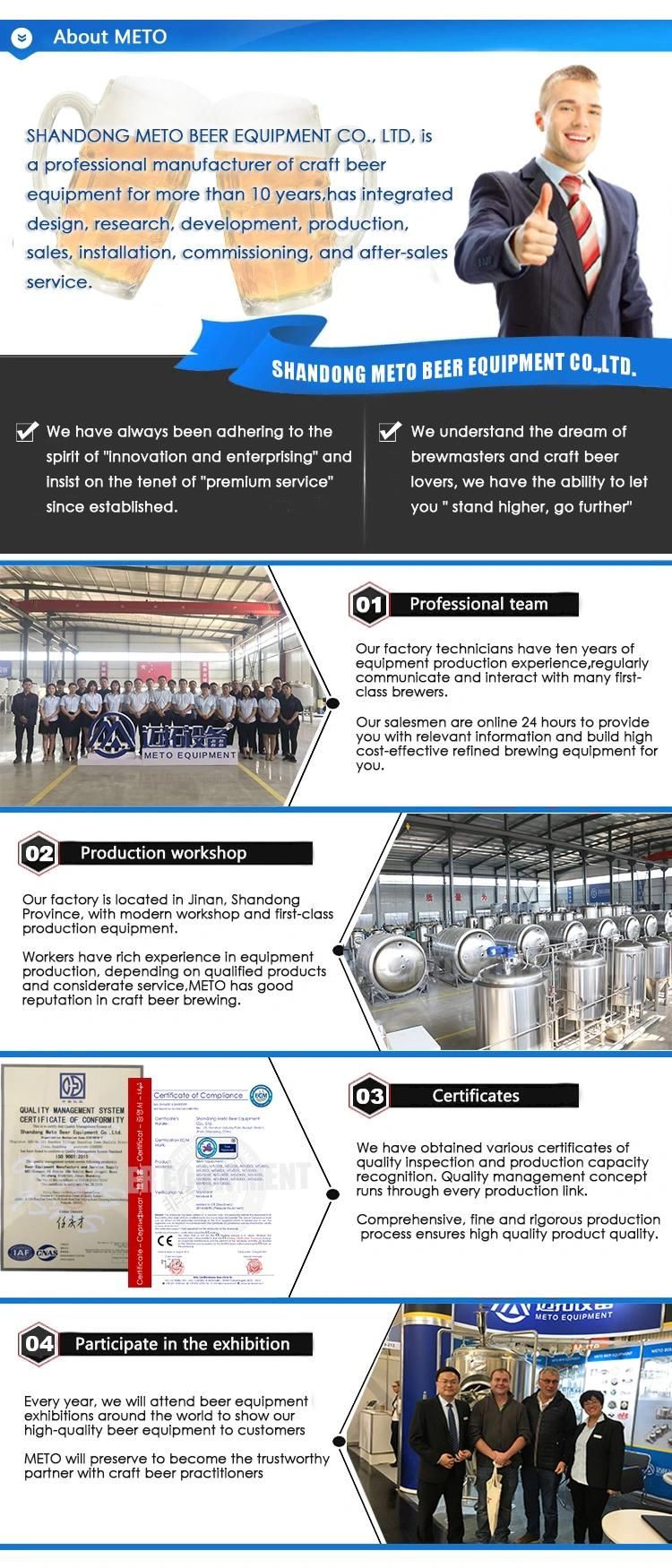 Stainless Steel 500L Brewery Fermentor with Dimple Cooling Jacket