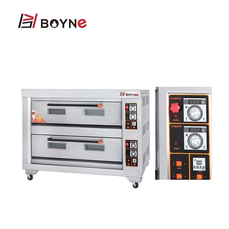 Bakery Equipment One Layer Three Trays Gas Oven for Commercial Kitchen