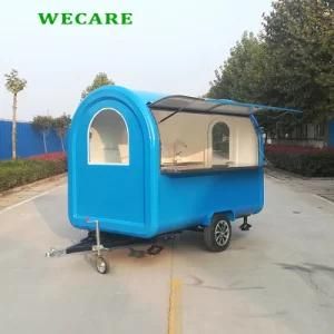 Blue Color Mobile Food Van for Snack