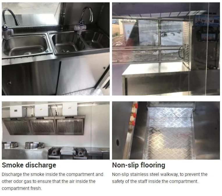 Modern Outdoor Mobile Catering Food Trailer / Food Truck Business
