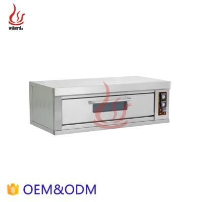 Commercial One Layer Three Trays Stainless Steel Bread Electric Bakery Oven