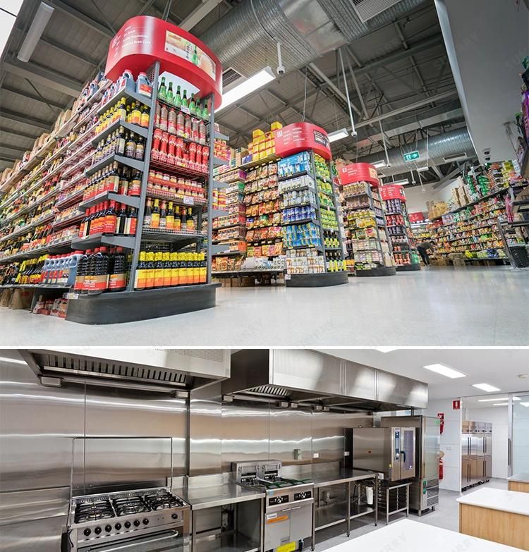 OEM/ODM Professional Custom Groceries Equipment Supermarket Shelves Refrigerator Equipment for Supermarket