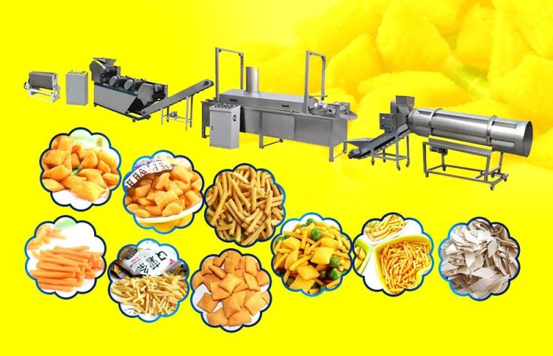 Industrial Bugle Making Machine Bugles Snack Extrusion Processing Line