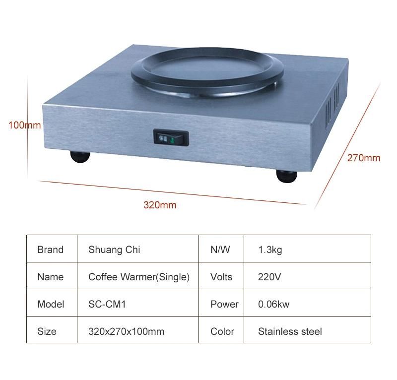Electric Stainless Steel Coffee Warmer Coffee Heater