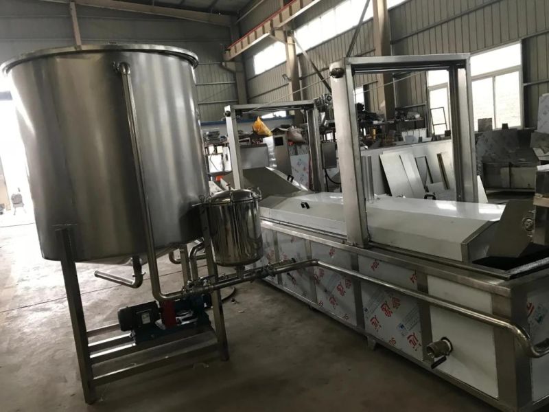 Fully Automatic Frozen French Fries Production Line Poato Chips Manufacturing Machinery