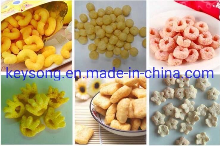 Corn Rice Puff Snack Food Making Machine