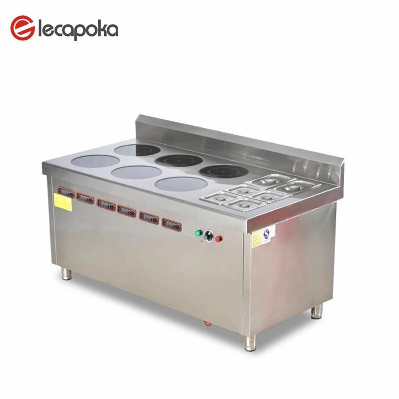 Kitchen Equipment 6 Burners Restaurant Electric Induction Cooker Stove